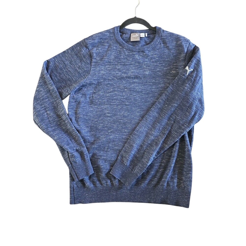 Men's Puma Sweater Navy Blue Size Medium